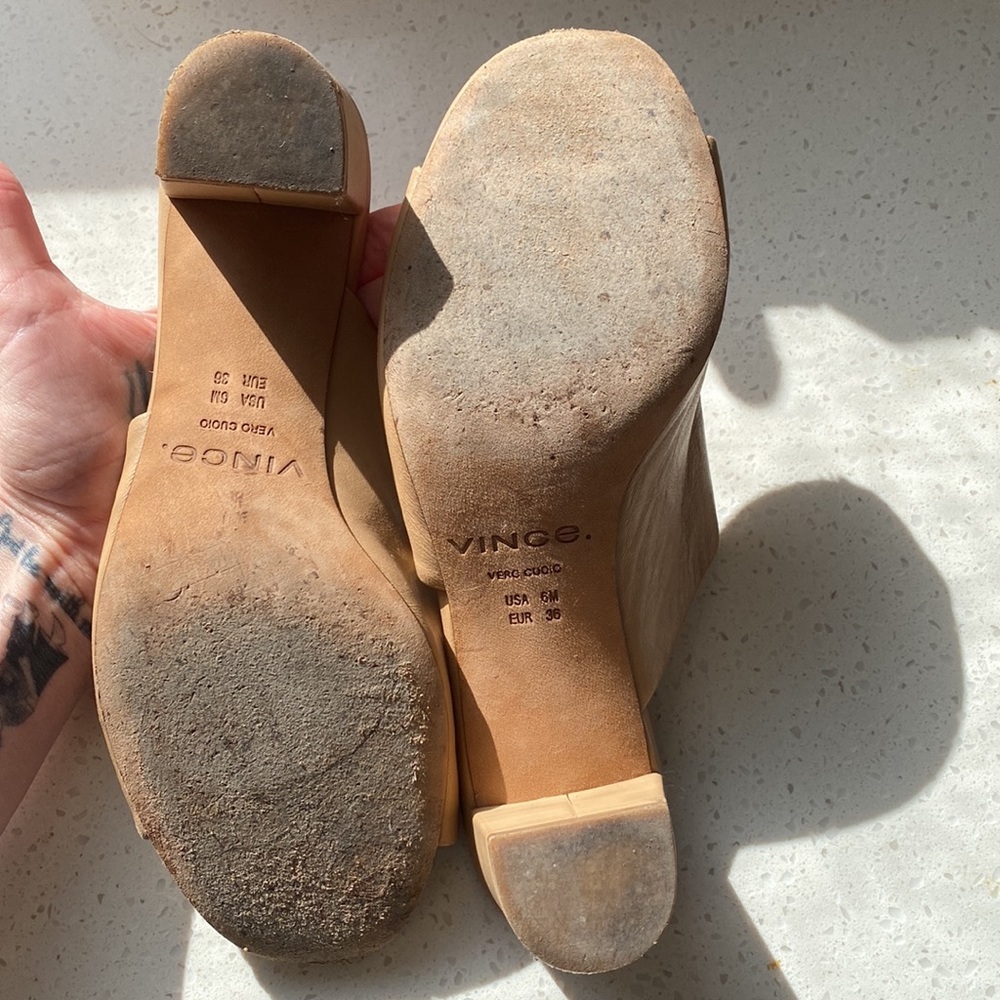 VINCE slip-on‎ leather mules - Picture 10 of 10